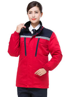 冬季棉衣工作服二合一設計